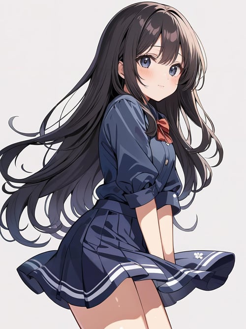 スカートを抑える/skirt tug(SD,XL,pony) by bolero537 on Tensor.Art