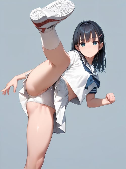 キック/kicking(ILL,pony) by bolero537 on Tensor.Art