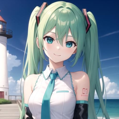 初音未来-博歌乐(Hatsune Miku-Vocaloid) by 皇爵東(King_Dong) on Tensor.Art