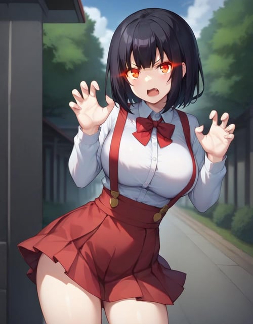 平木花子-厕所里的花子VS屈强退魔师(Hiraki Hanako-Toilet Hanako-san VS Strong Exorcist) by 皇爵東(King_Dong) on Tensor.Art