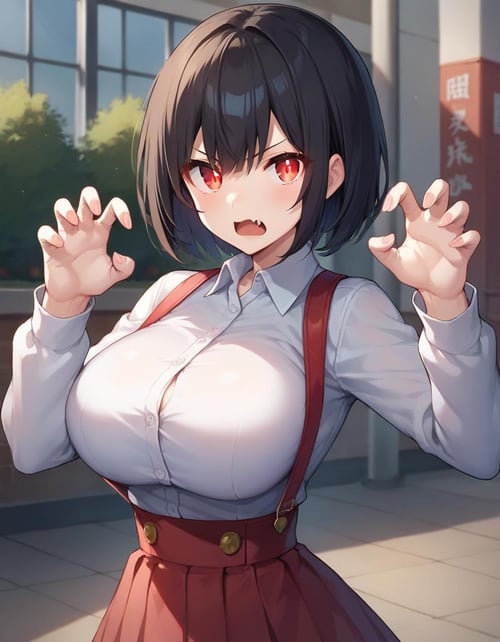 平木花子-厕所里的花子VS屈强退魔师(Hiraki Hanako-Toilet Hanako-san VS Strong Exorcist) by 皇爵東(King_Dong) on Tensor.Art