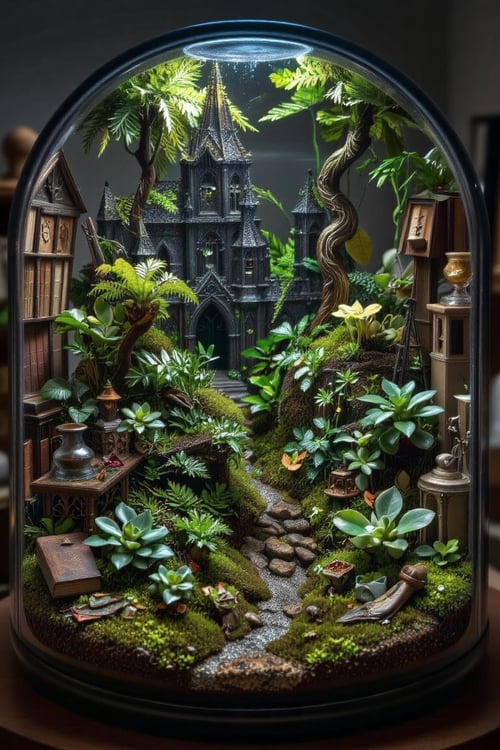 Miniature Craft Photography by Izmys on Tensor.Art