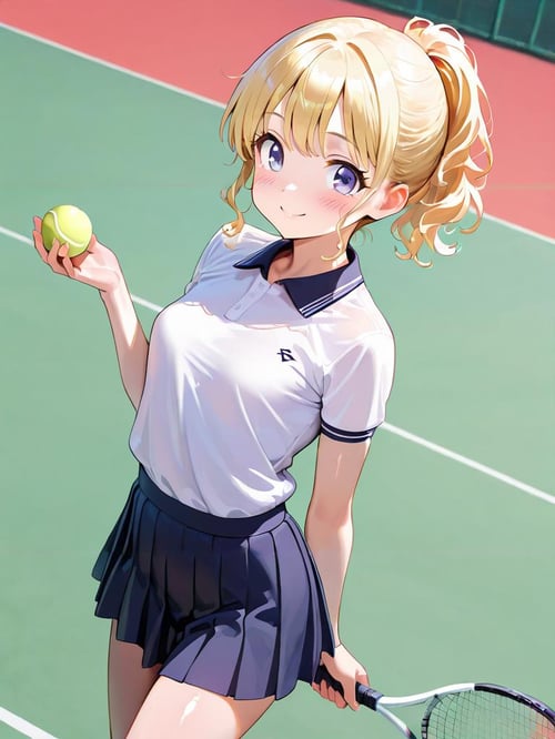 テニスウェア/tennis uniform by bolero537 on Tensor.Art