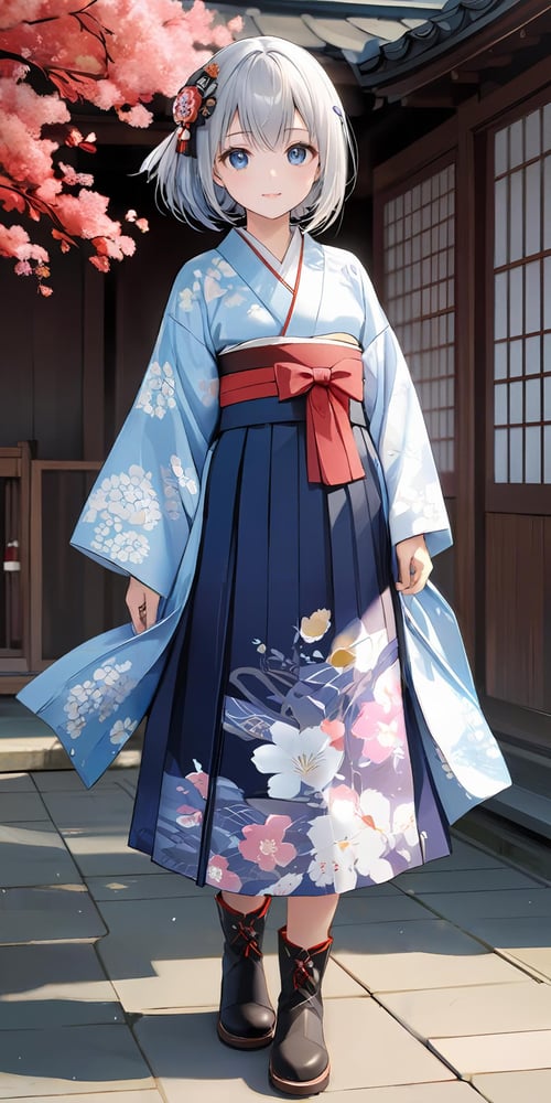 振袖と袴/furisode hakama(XL) by bolero537 on Tensor.Art