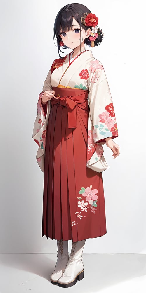 振袖と袴/furisode hakama(XL) by bolero537 on Tensor.Art