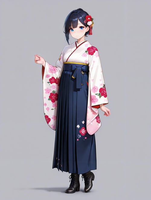 振袖と袴/furisode hakama(XL) by bolero537 on Tensor.Art