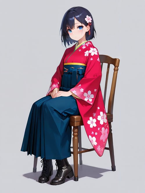 振袖と袴/furisode hakama(XL) by bolero537 on Tensor.Art