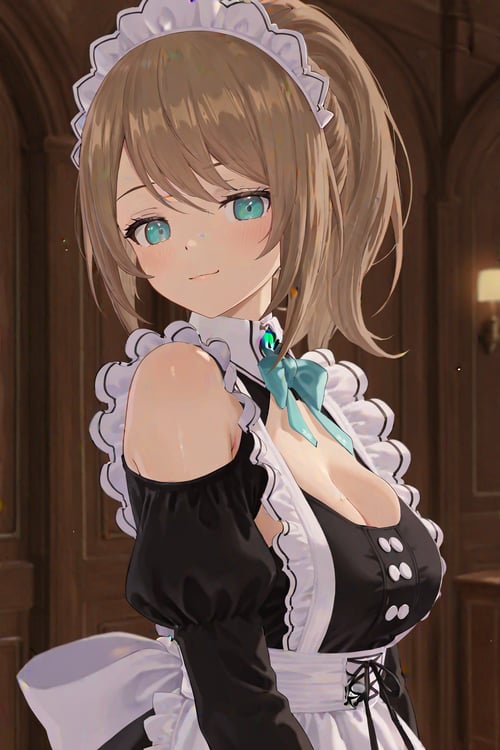 kurikoma komaru 栗駒こまる(あおぎり高校)メイド衣装_LoRA by ten on Tensor.Art
