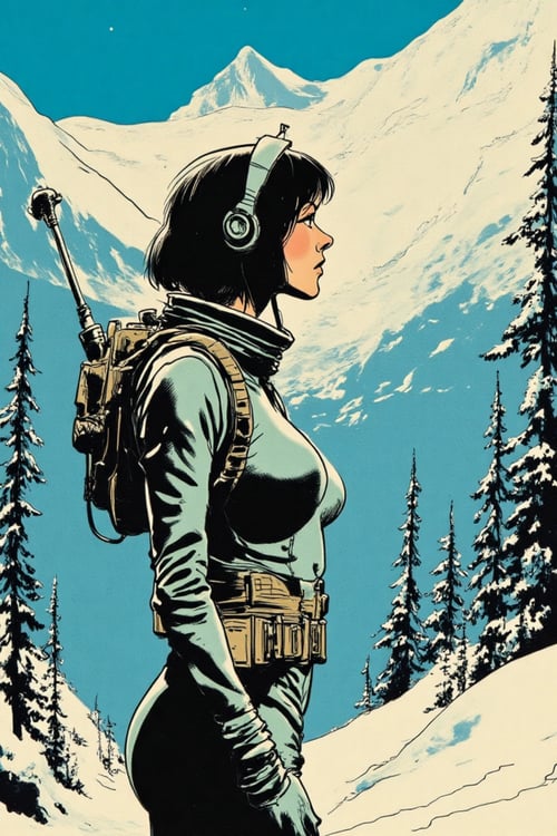 Retro Vintage Comics style for Flux by Invisidude on Tensor.Art