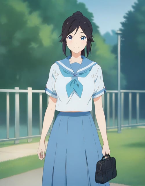 伞木希美-利兹与青鸟（Kasaki Nozomi-Liz und ein Blauer Vogel） by 皇爵東（King_Dong） on Tensor.Art