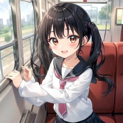 安城流花-痴汉优遇列车(Anjou Ruka-痴漢優遇列車 / Chikan Yuuguu Ressha) by 皇爵東(King_Dong) on Tensor.Art