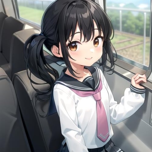安城流花-痴汉优遇列车(Anjou Ruka-痴漢優遇列車 / Chikan Yuuguu Ressha) by 皇爵東(King_Dong) on Tensor.Art