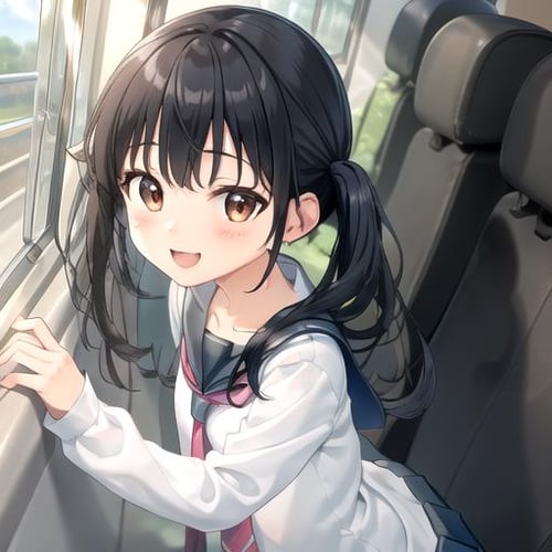安城流花-痴汉优遇列车(Anjou Ruka-痴漢優遇列車 / Chikan Yuuguu Ressha) by 皇爵東(King_Dong) on Tensor.Art