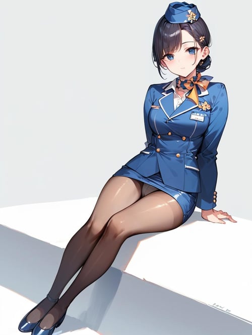 キャビンアテンダント/flight attendant(XL,ILL,pony) by bolero537 on Tensor.Art