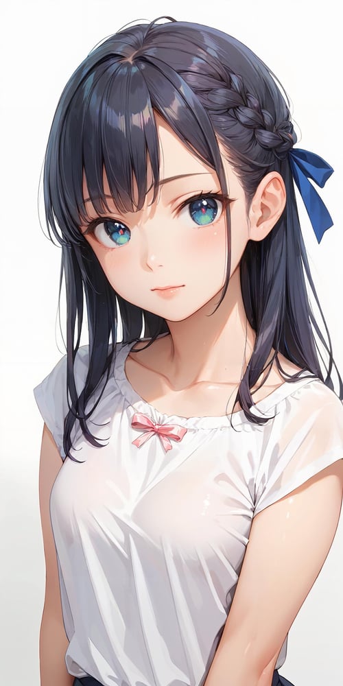 ハーフアップ/french braid by bolero537 on Tensor.Art