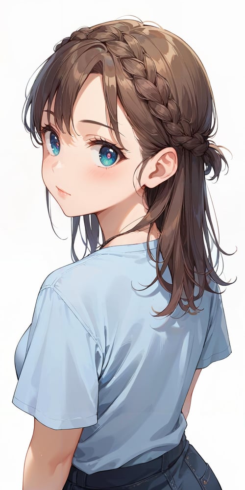 ハーフアップ/french braid by bolero537 on Tensor.Art