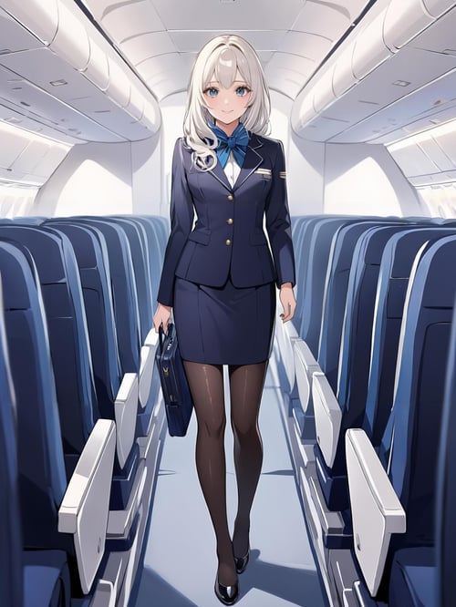 キャビンアテンダント/flight attendant(XL,ILL,pony) by bolero537 on Tensor.Art