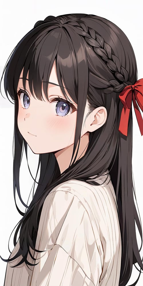 ハーフアップ/french braid by bolero537 on Tensor.Art
