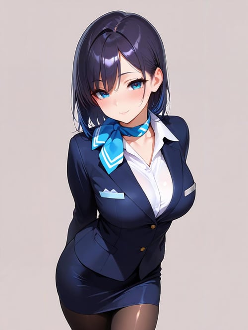 キャビンアテンダント/flight attendant(XL,ILL,pony) by bolero537 on Tensor.Art