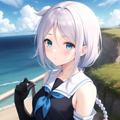 海风-舰队收藏(Umikaze-Kantai Collection) by 皇爵東(King_Dong) on Tensor.Art