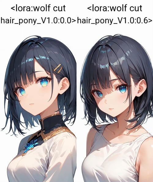 ウルフカット/wolf cut hair by bolero537 on Tensor.Art