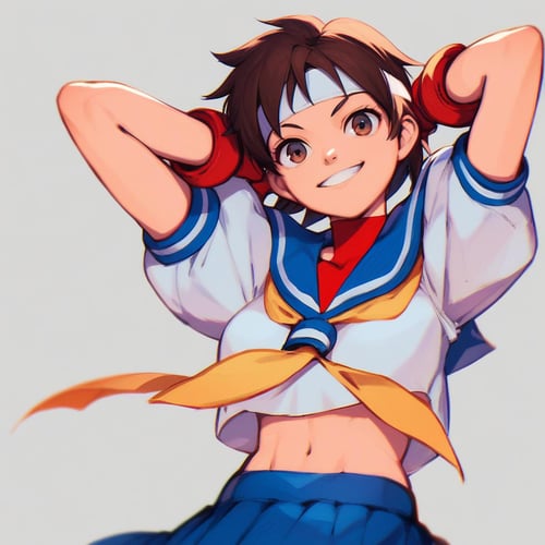 Kasugano Sakura, Street Fighter by ZGear on Tensor.Art