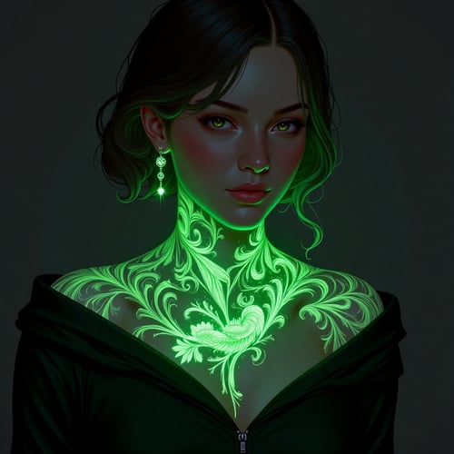 Flux BioInk Enigma by blackpanther69 on Tensor.Art