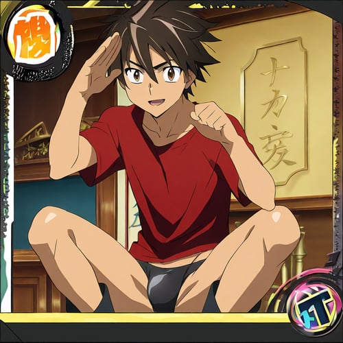 Takashi Komuro from Highschool of the Dead by GuyleD A.I on Tensor.Art