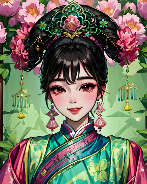 QingFashion - Qing Dynasty Women's Hairstyles and Clothing by KimiKoro on Tensor.Art