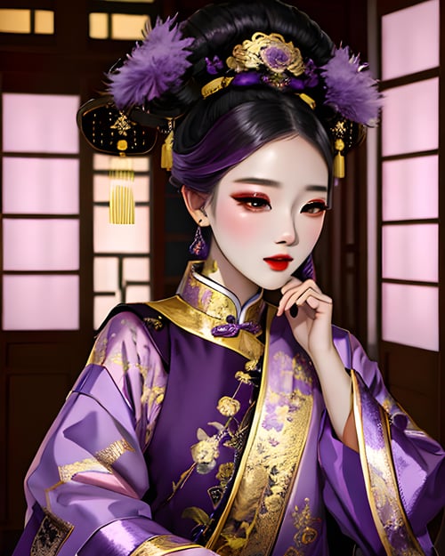 QingFashion - Qing Dynasty Women's Hairstyles and Clothing by KimiKoro on Tensor.Art