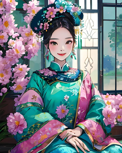 QingFashion - Qing Dynasty Women's Hairstyles and Clothing by KimiKoro on Tensor.Art