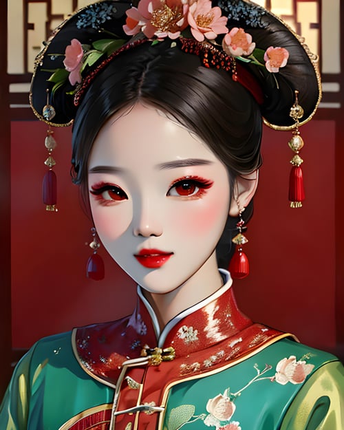 QingFashion - Qing Dynasty Women's Hairstyles and Clothing by KimiKoro on Tensor.Art