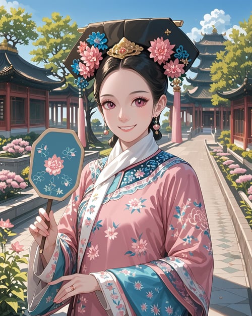 QingFashion - Qing Dynasty Women's Hairstyles and Clothing by KimiKoro on Tensor.Art