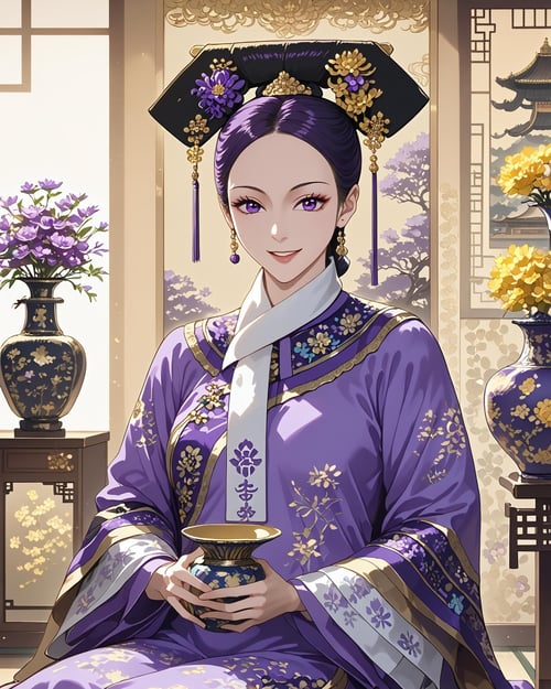 QingFashion - Qing Dynasty Women's Hairstyles and Clothing by KimiKoro on Tensor.Art