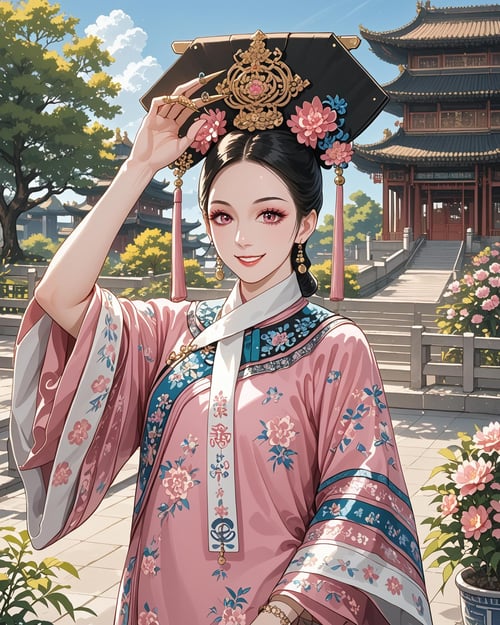 QingFashion - Qing Dynasty Women's Hairstyles and Clothing by KimiKoro on Tensor.Art