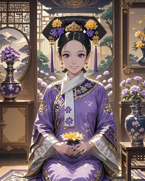 QingFashion - Qing Dynasty Women's Hairstyles and Clothing by KimiKoro on Tensor.Art