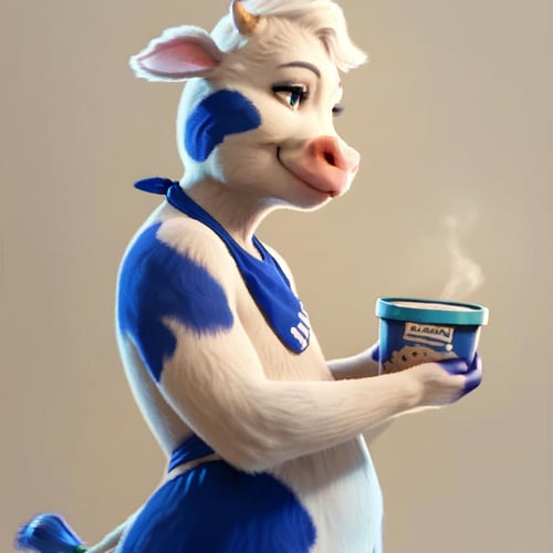 Lactaid Cow by Guttermind on Tensor.Art