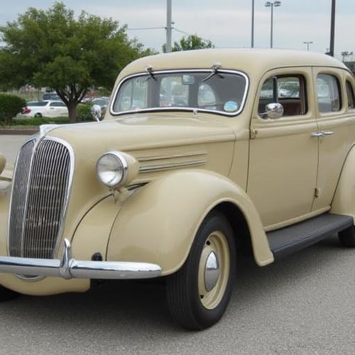 1934 Plymouth 4 door Sedan by RojerDodger on Tensor.Art