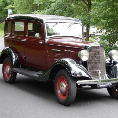 1934 Plymouth 4 door Sedan by RojerDodger on Tensor.Art