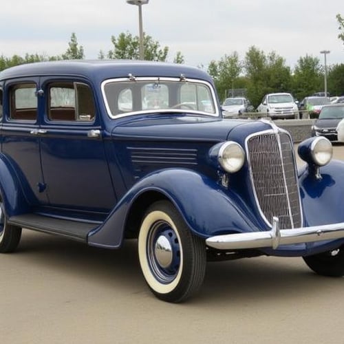 1934 Plymouth 4 door Sedan by RojerDodger on Tensor.Art