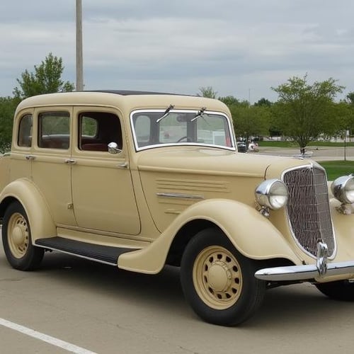 1934 Plymouth 4 door Sedan by RojerDodger on Tensor.Art