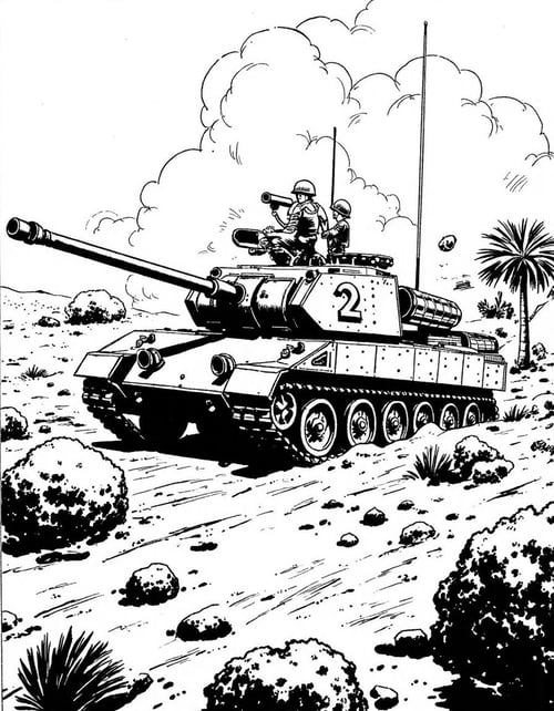 Commando Comics Art Style by RojerDodger on Tensor.Art