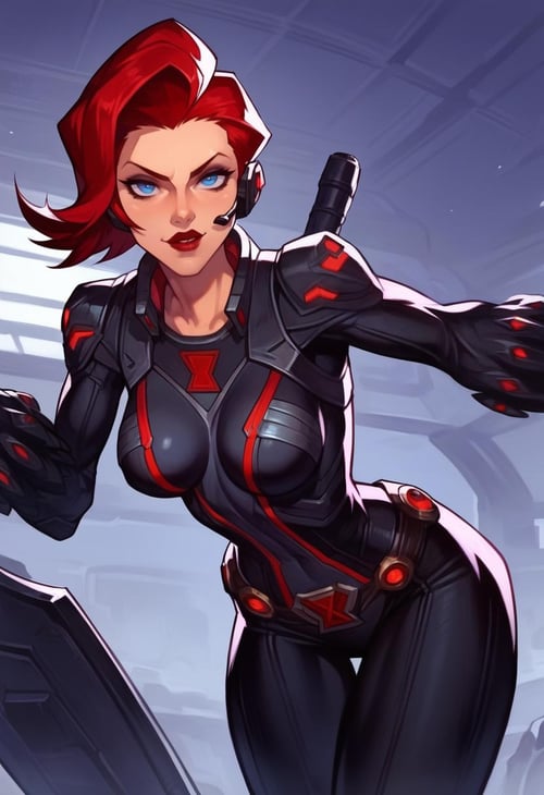 Black Widow (Marvel Rivals) - [PonyXL] by coolmotorcycle913 on Tensor.Art