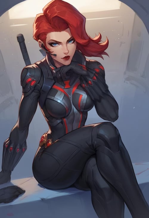 Black Widow (Marvel Rivals) - [PonyXL] by coolmotorcycle913 on Tensor.Art