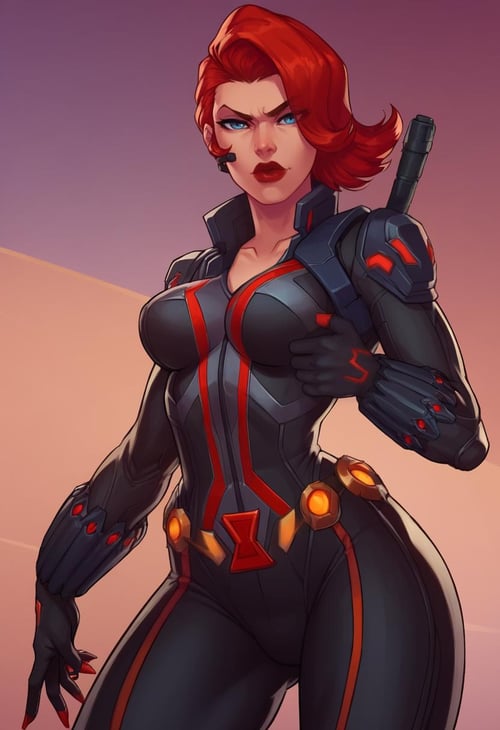 Black Widow (Marvel Rivals) - [PonyXL] by coolmotorcycle913 on Tensor.Art