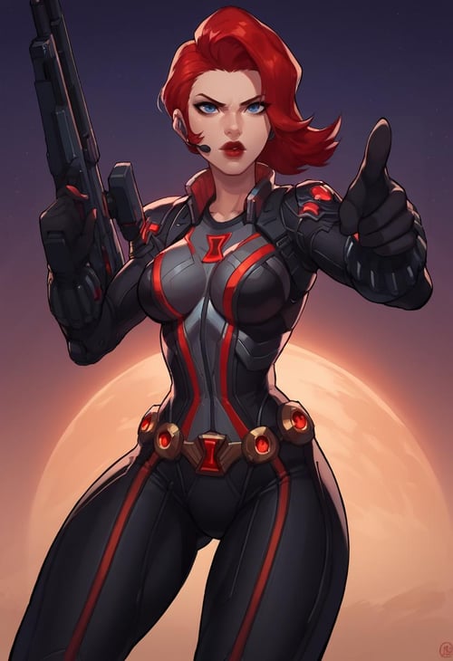 Black Widow (Marvel Rivals) - [PonyXL] by coolmotorcycle913 on Tensor.Art