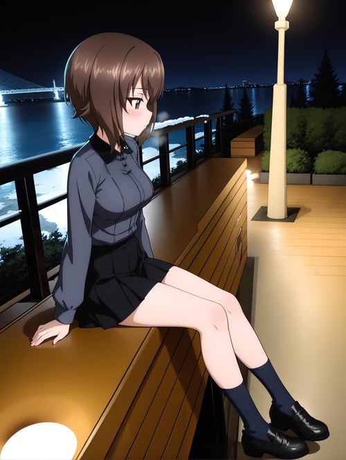 【Illustrious】西住 まほ ガールズ&パンツァー (nishizumi maho) (Girls und Panzer) by sg5e2 on Tensor.Art