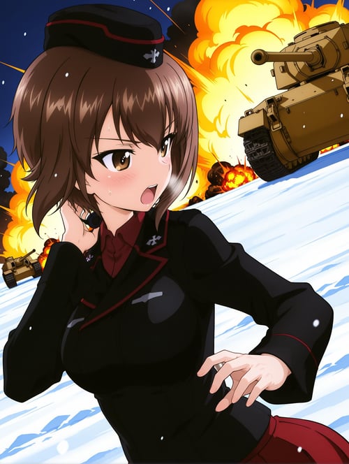 【Illustrious】西住 まほ ガールズ&パンツァー (nishizumi maho) (Girls und Panzer) by sg5e2 on Tensor.Art