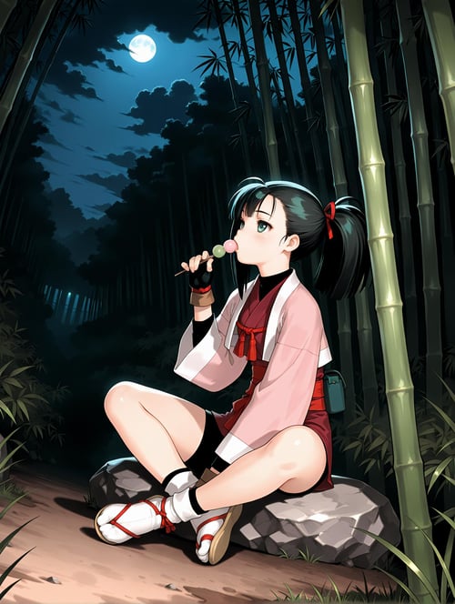 【Illustrious】吉野 凛花 剣客異聞録 甦りし蒼紅の刃 サムライスピリッツ新章 (yoshino rinka) (SAMURAI SHODOWN WARRIORS RAGE) by sg5e2 on Tensor.Art
