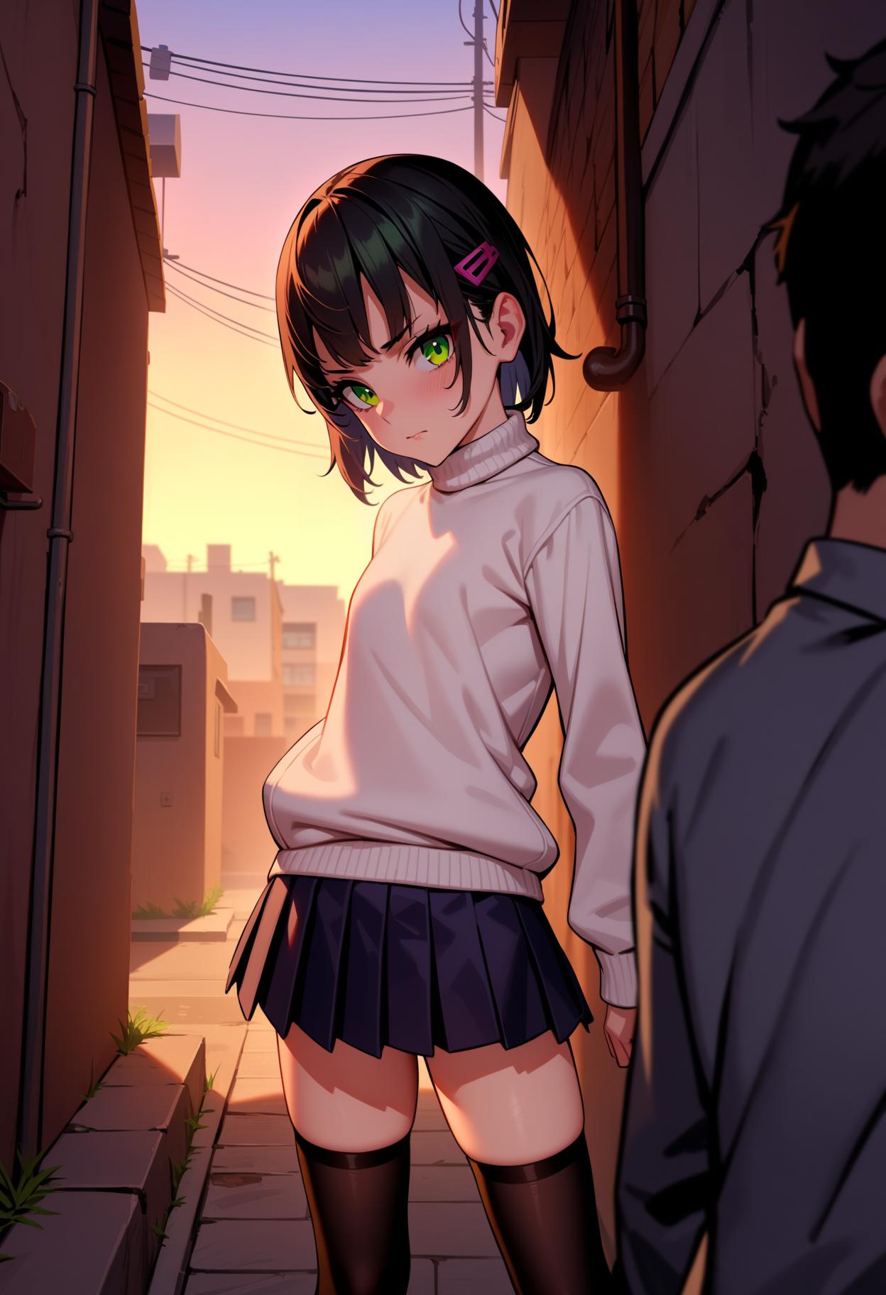 少女 少女と裏路地シリーズ As109 (Shoujo to Uraroji) by sg5e2 on Tensor.Art